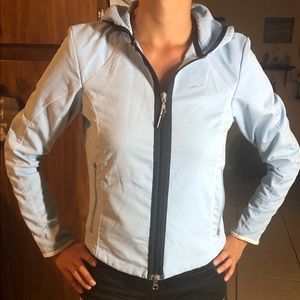 Nike sphere dry blue jacket with hood